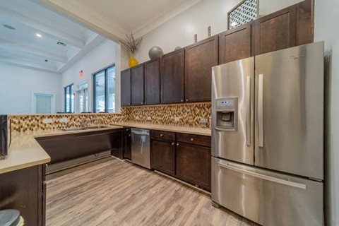 Clubhouse Kitchen at The Oxmoor Apartments in Birmingham, AL